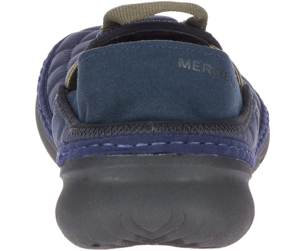 Merrell Barefoot Sko Herre - Hut Moc - Mørkeblå - KZP310865
